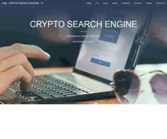 CRYptolab.cloud(Crypto Search Engine) Screenshot