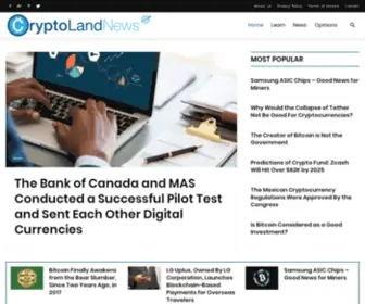 CRYptolandnews.com(SuiteCRM) Screenshot