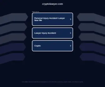 CRYptolawyer.com(CRYptolawyer) Screenshot