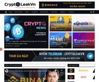 CRYptoleakvn.com(Crypto Leak Vn) Screenshot