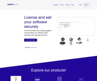 CRYptolens.io(Software Licensing Made Effortless) Screenshot