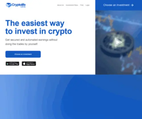 CRYptolife.capital(Cryptolife Capital) Screenshot