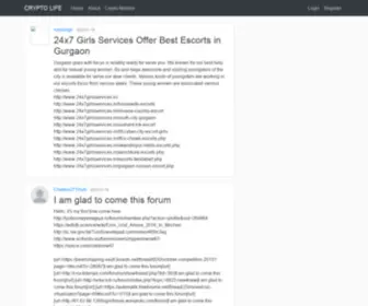 CRYptolifeth.com(Crypto Life) Screenshot