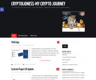 CRYptolioness.com(My Crypto Journey) Screenshot