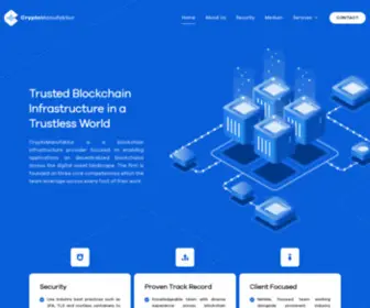 CRYptomanufaktur.io(CryptoManufaktur) Screenshot