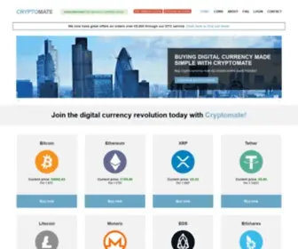CRYptomate.co.uk(The best place to buy Bitcoin) Screenshot