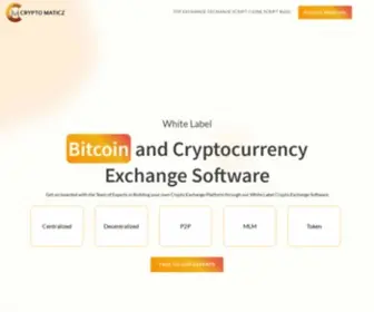 CRYptomaticz.com(Cryptocurrency Exchange Software) Screenshot