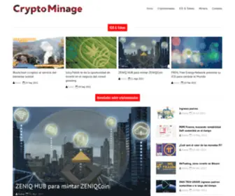 CRYptominage.net(Crypto Minage blog. What) Screenshot