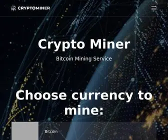 CRYptominer.biz(Crypto Miner) Screenshot