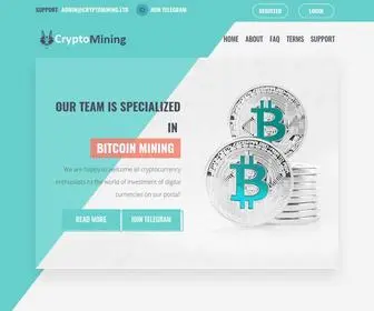 CRYptomining.ltd(Bitcoin Mining Platform) Screenshot