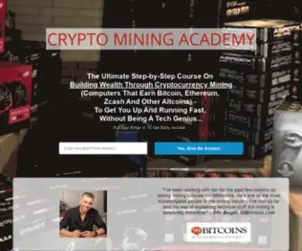 CRYptominingacademy.com(Crypto Mining Academy) Screenshot