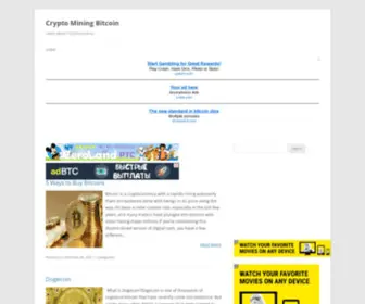 CRYptominingbitcoin.com(Crypto Mining Bitcoin) Screenshot