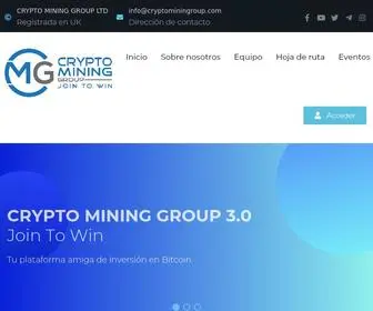 CRYptominingroup.com(Crypto Mining Group 3.0) Screenshot