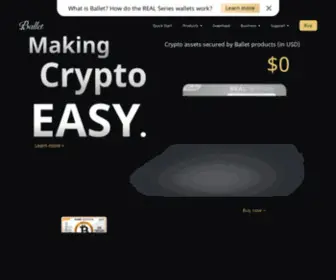 CRYptomint.com(Ballet’s flagship product) Screenshot