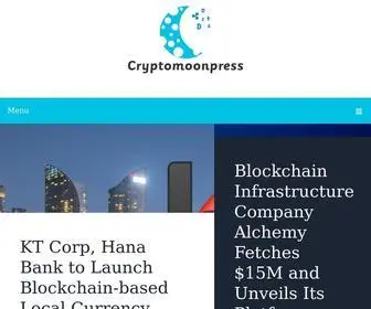 CRYptomoonpress.com(Worldwide cryptocurrency leading platform) Screenshot