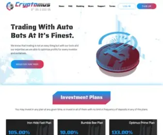 CRYptomusprime.com(Cryptomus Prime) Screenshot