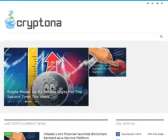 CRYptona.co(Cryptocurrency investing guides and articles) Screenshot