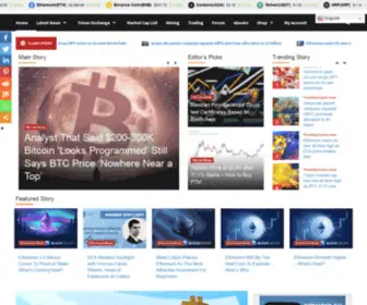 CRYptoneon.net(The best place for crypto related news) Screenshot