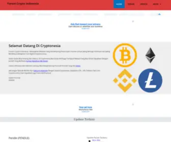 CRYptonesia.org(Forum Diskusi Cryptocurrencies) Screenshot