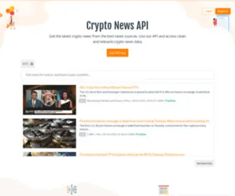 CRYptonews-Api.com(Crypto News API) Screenshot