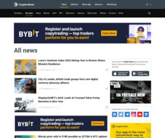 CRYptonews.net(Crypto News) Screenshot