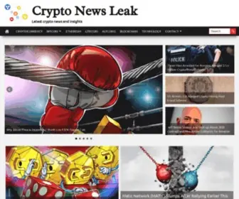 CRYptonewsleak.com(Crypto News Leak) Screenshot