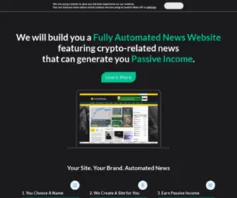 CRYptonewspros.club(Fully Automated Crypto News Site) Screenshot