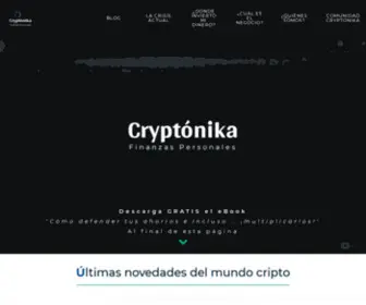 CRYptonika.net(Infórmate del Mundo Cripto) Screenshot