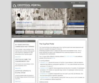 CRYptool.org(The CrypTool Portal) Screenshot