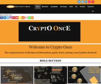 CRYptoonce.com(cryptoonce) Screenshot