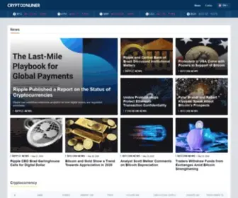 CRYptoonliner.com(Cryptocurrency Portal) Screenshot