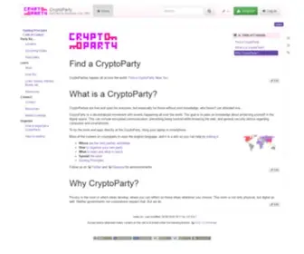 CRYptoparty.in(Index) Screenshot