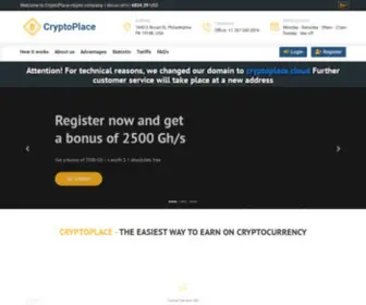CRYptoplace.cloud(Bitcoin mining) Screenshot