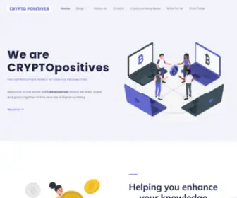 CRYptopositives.com(Endless Possibilities With Cryptocurrency) Screenshot