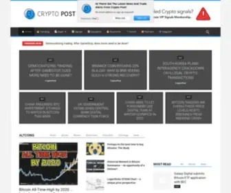 CRYptopost.com(Cryptocurrency News) Screenshot