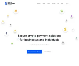 CRYptoprocessing.com(Accept Bitcoin Payments) Screenshot