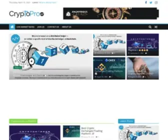 CRYptoproo.com(Your Gate to Cryptocurrencies World) Screenshot