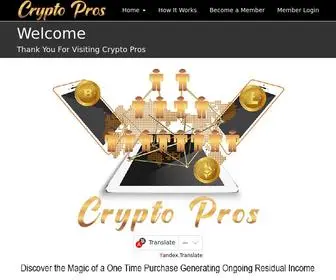 CRYptopros.biz(Low cost advertising) Screenshot