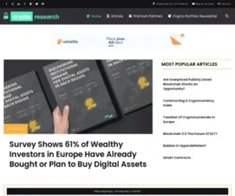 CRYptoresearch.report(Crypto Research Report) Screenshot