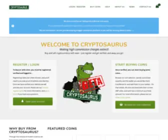 CRYptosaurus.cc(Forsale Lander) Screenshot