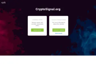 CRYptosignal.org(CRYptosignal) Screenshot