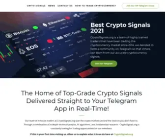 CRYptosignals.org(Crypto Signals) Screenshot