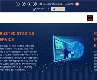 CRYptostake.org(Staking) Screenshot