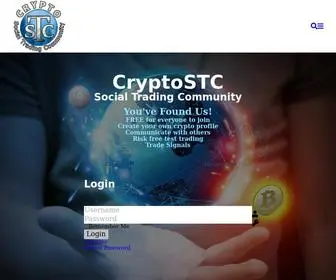 CRYptostc.com(Social Trading Community) Screenshot