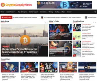 CRYptosupplynews.com(Home) Screenshot