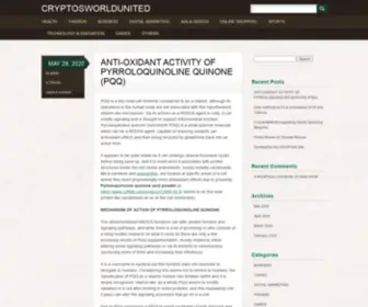 CRYptosWorldunited.com(My WordPress Blog) Screenshot