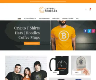 CRYptothreads.com(Create an Ecommerce Website and Sell Online) Screenshot