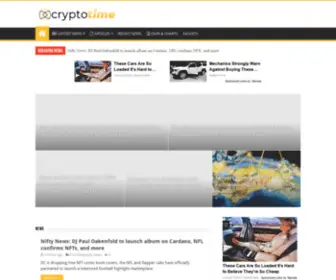 CRYptotime.space(Crypto News On Time) Screenshot