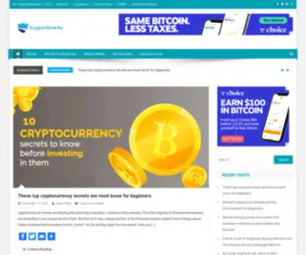 CRYptotime4U.com(Home) Screenshot