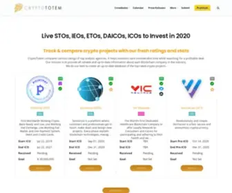 CRYptototem.com(Find the best ICO to invest in 2022. CryptoTotem) Screenshot